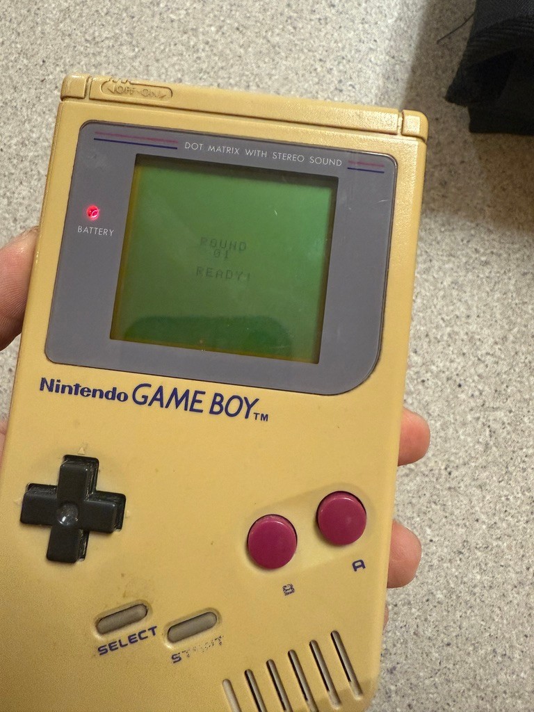 Original Nintendo Gameboy Console With 2 Games ALL ORIGINAL TESTED DMG-01