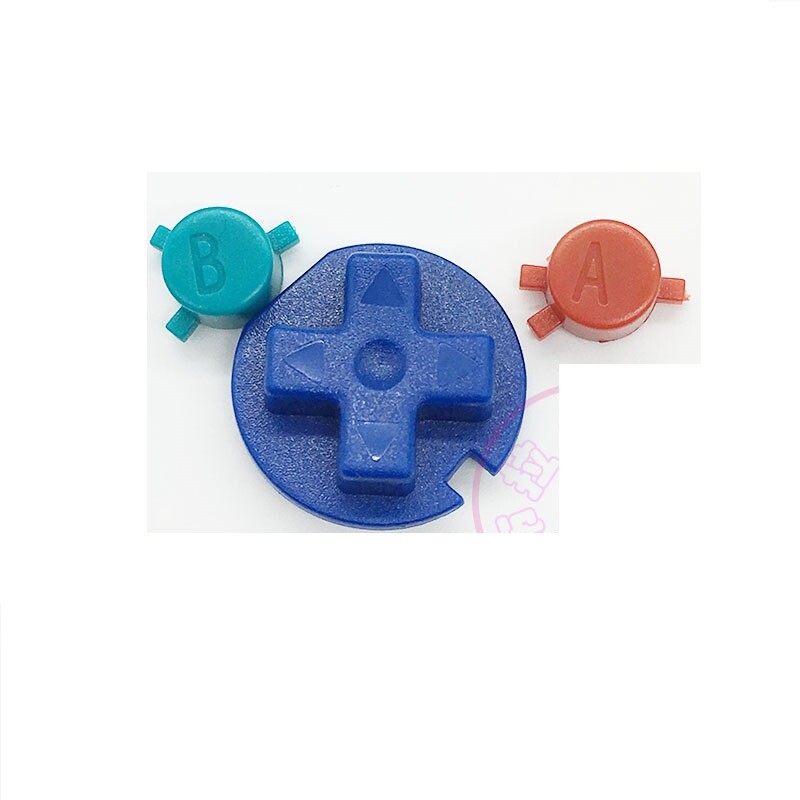 50 Pieces Mix Color GBC Buttons A B D-pad for Nintendo Game Boy Color