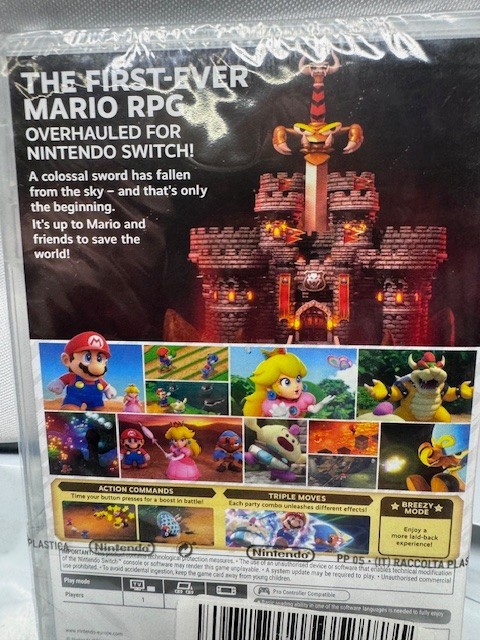 Super Mario Bros RPG – Nintendo Switch *New-Seal Broken