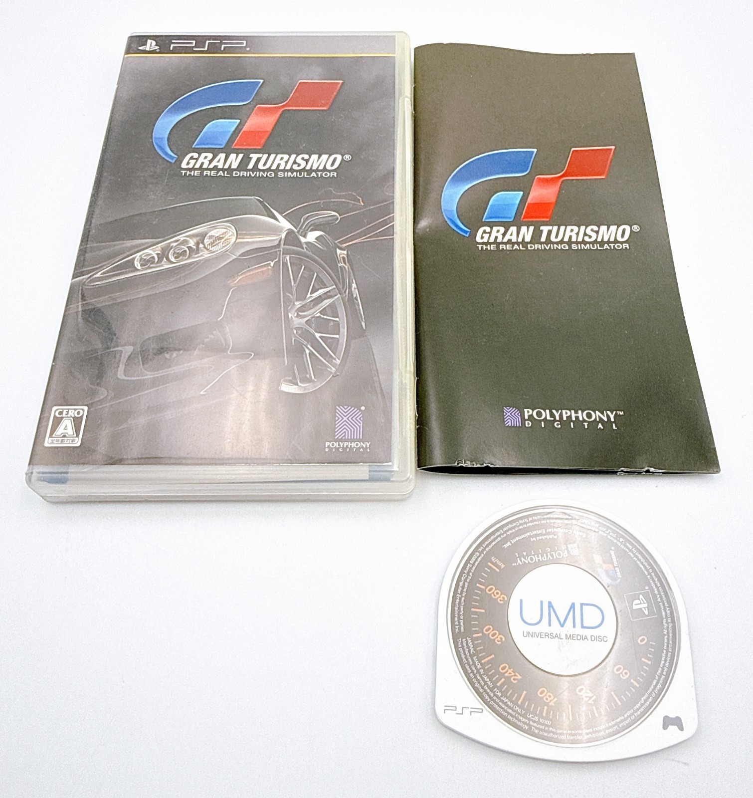 Sony PSP-3000 Console Gran Turismo Limited Region free w/Pouch etc, – Excellent+