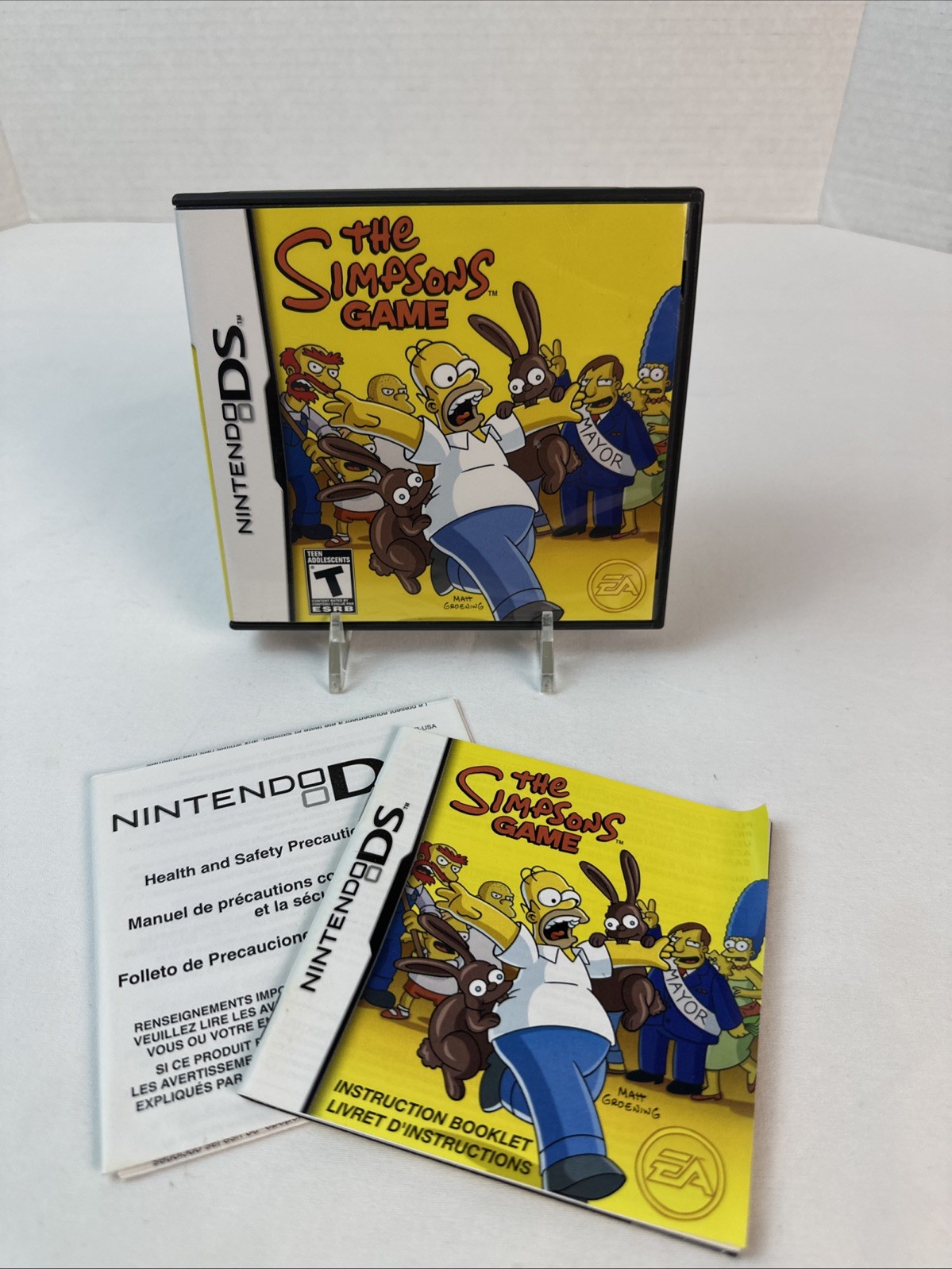 The Simpsons Game (Nintendo DS, 2007) CIB Complete EUC Tested Working
