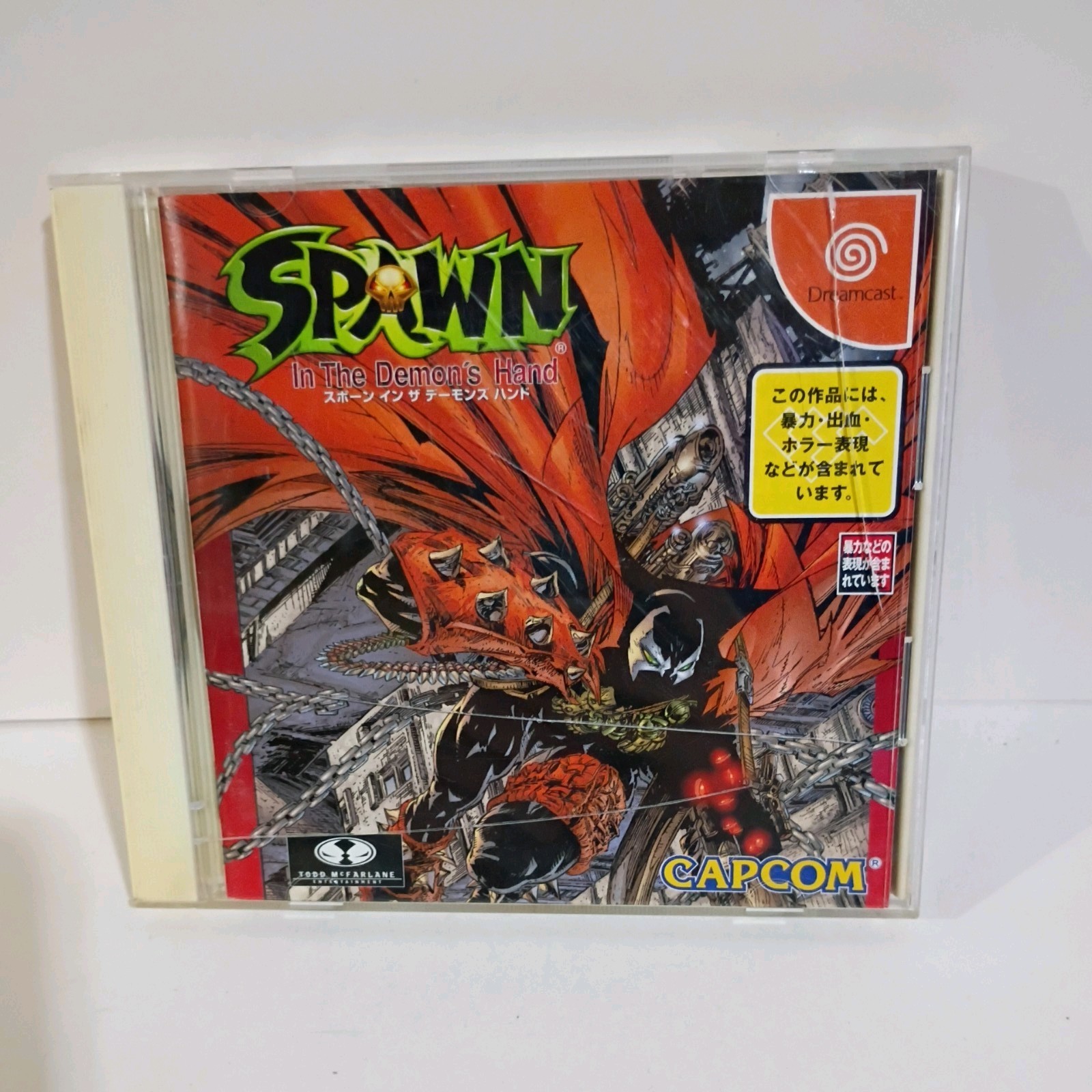 Spawn In The Demons Hand Dreamcast NTSC J Game With Manual & Inserts