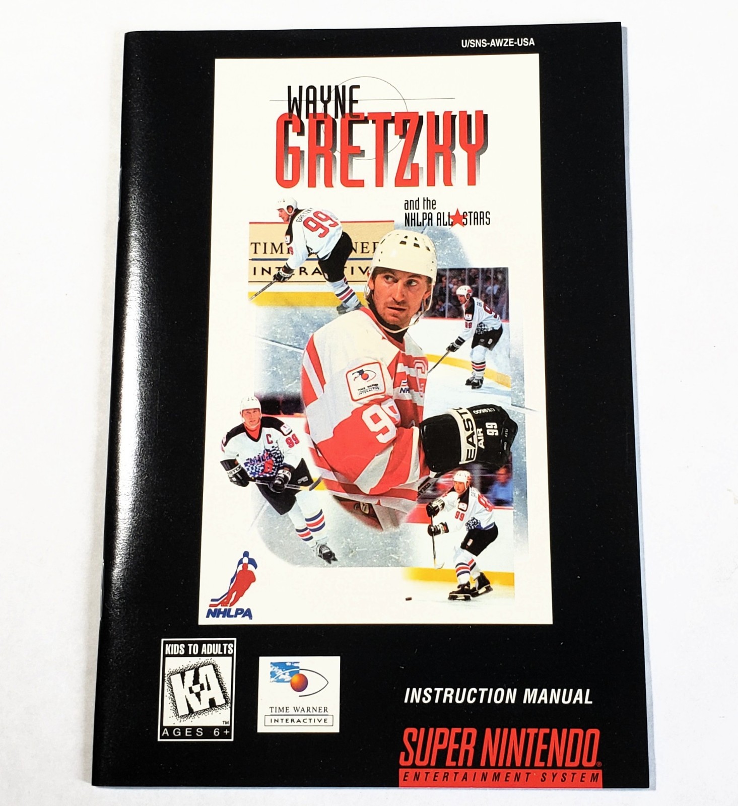 Wayne Gretzky & The NHLPA All-Stars (Super Nintendo, 1995) 100% Complete!! SNES