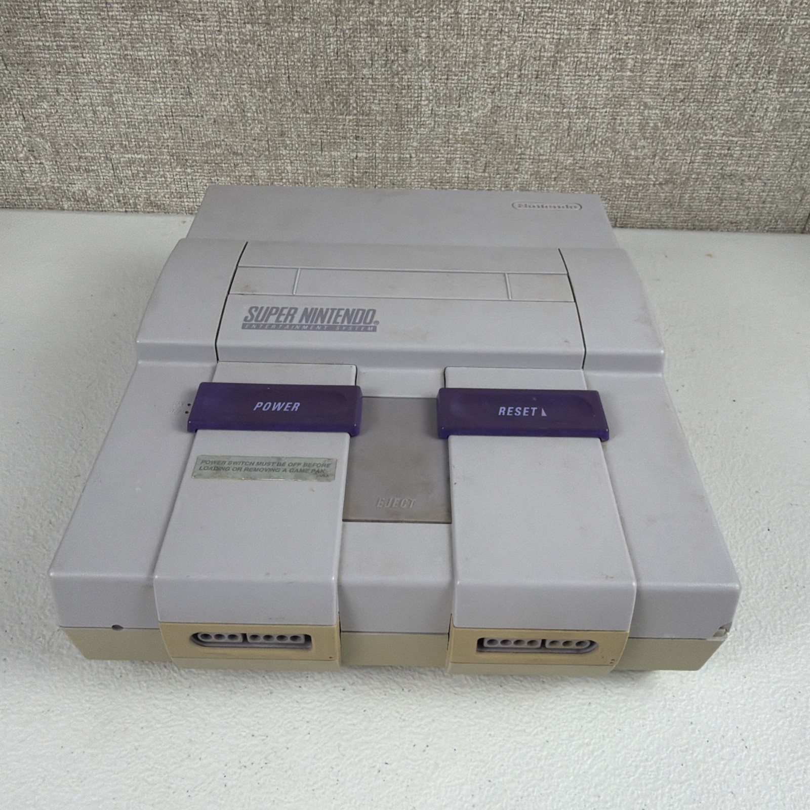 Super Nintendo System SNES Video Game Console Only SNS-001 PARTS ONLY READ