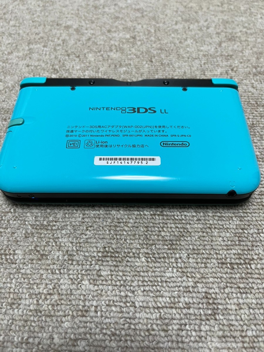 3DS LL XL blue black Japan Nintendo Console Japanese B120