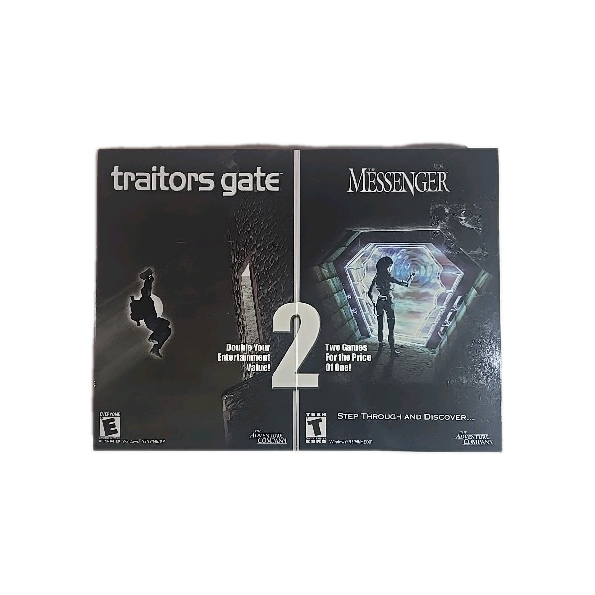 NIB: Traitors Gate & The Messenger PC Game The Adventure Company CD Rom