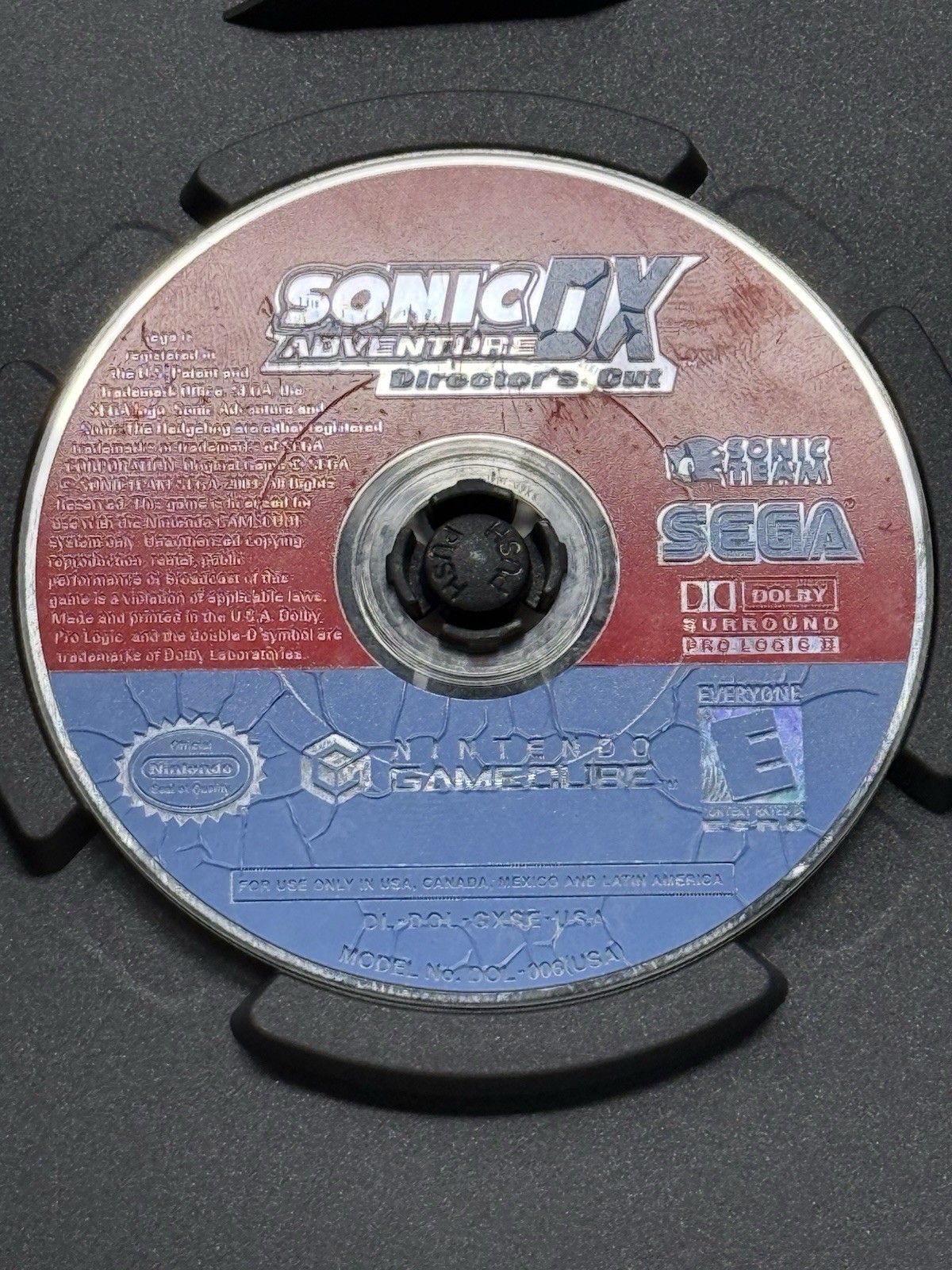 Sonic Adventure DX Director’s Cut Nintendo GameCube Complete CIB Pristine Disc