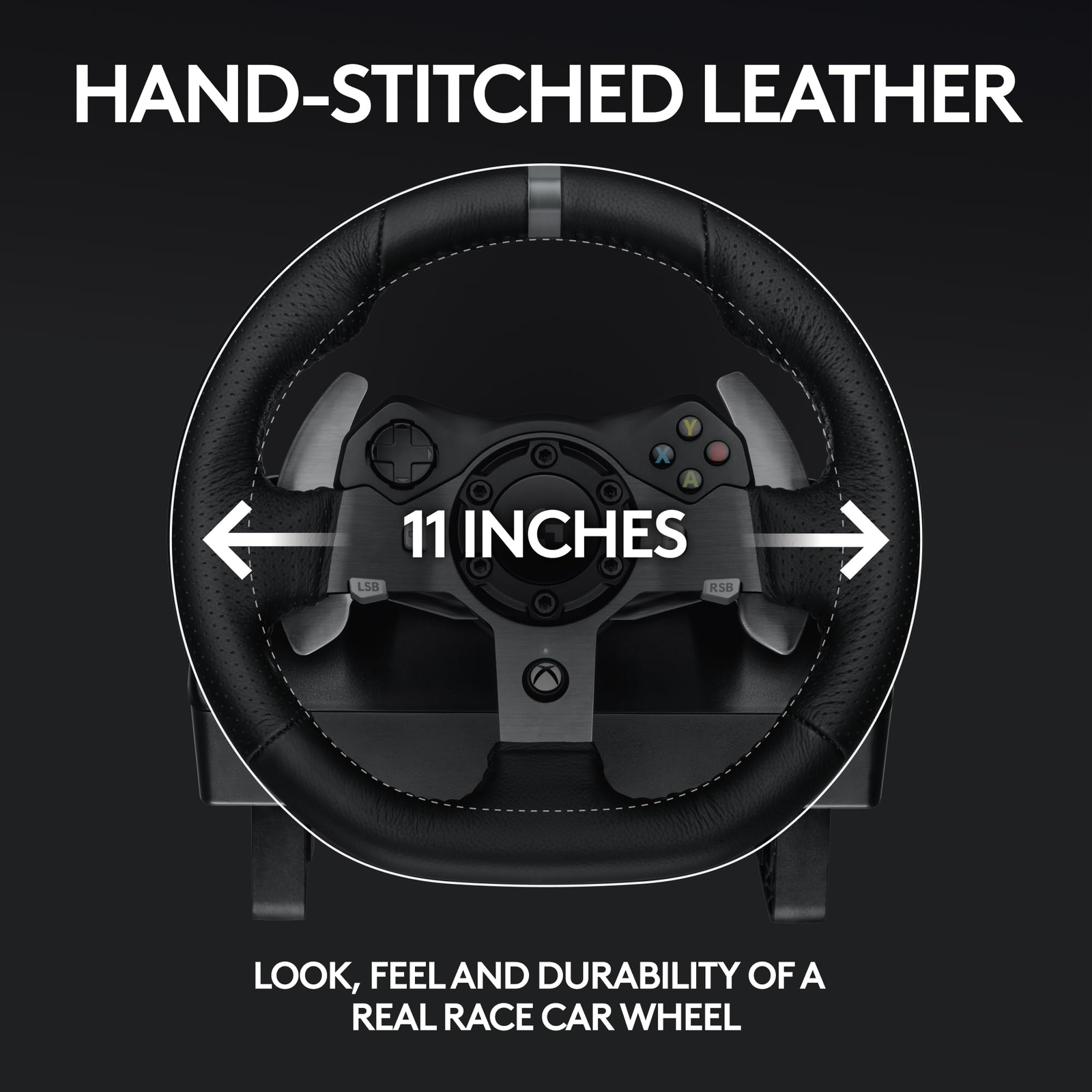 Logitech G920 Driving Force Racing Wheel and Floor Pedals, Real Force Feedbac…