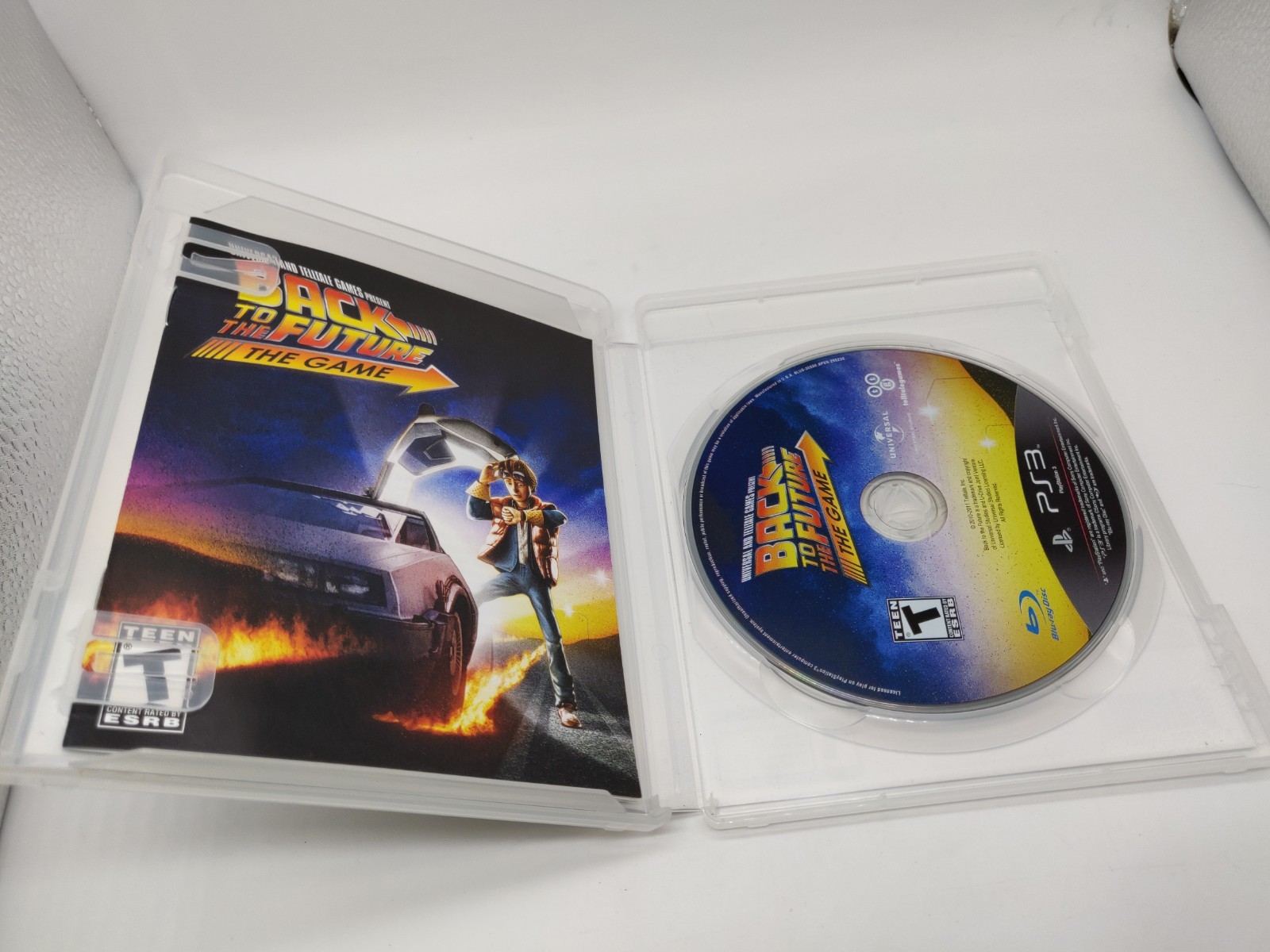 Back to the Future (Sony PlayStation 3 PS3, 2011) Game Inner Cracked Tested READ