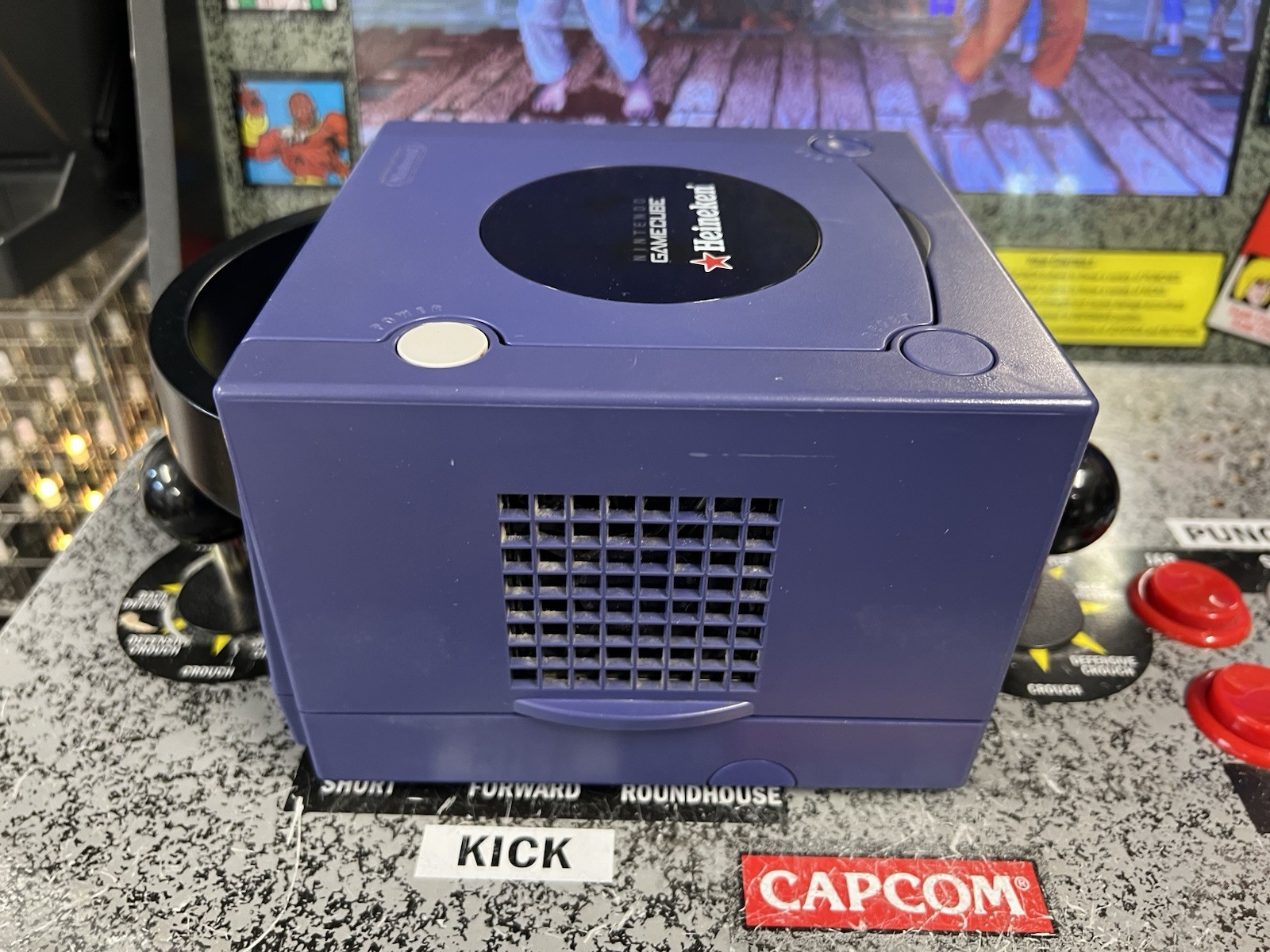 2002 Nintendo Heineken GameCube Indigo Purple Console CIB Limited to 50 Promo