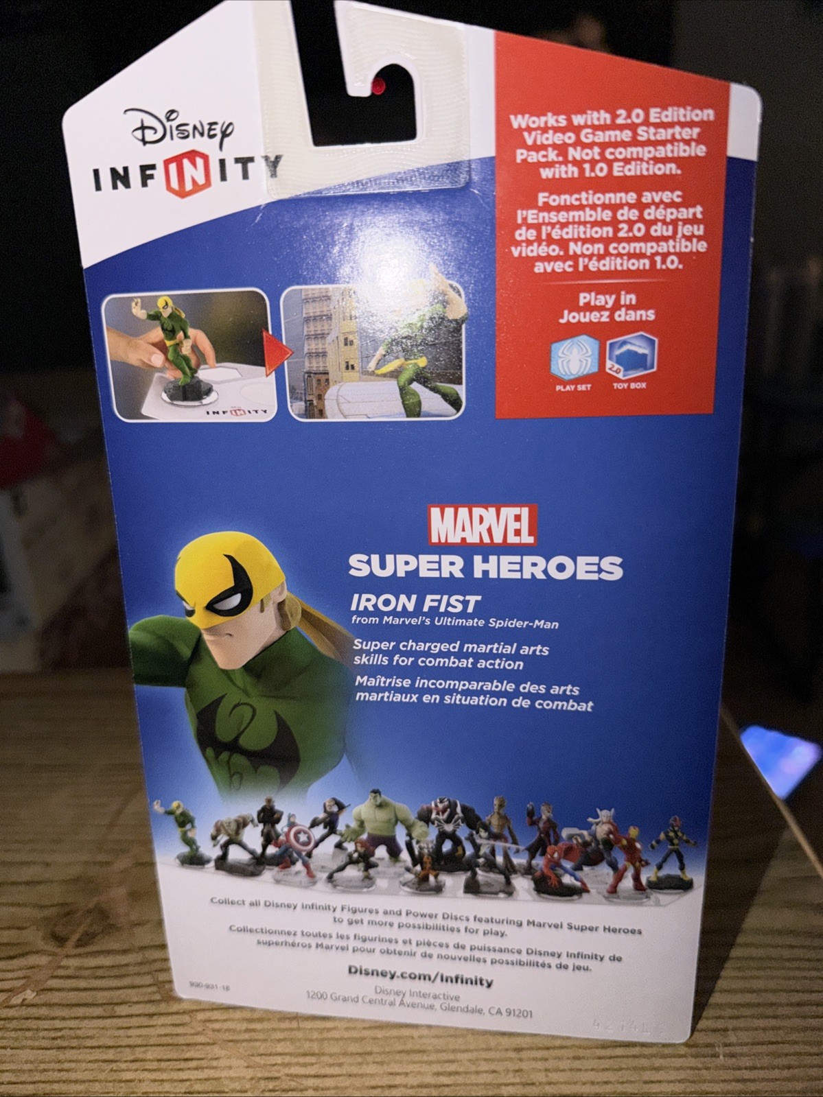 Disney Infinity 2.0 Marvel Super Hero Character – Iron Fist. New In Sealed Box.