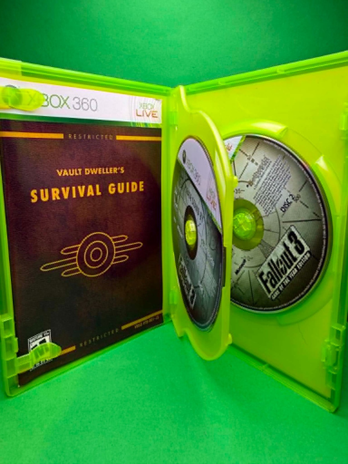 Fallout 3: GOTY – Xbox 360 [CIB, Tested, Includes Cover and Manuals]