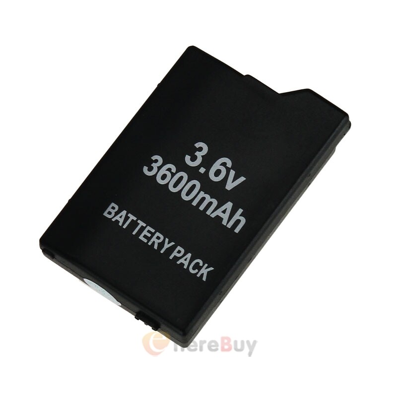 For PSP Slim 2000 3000 2001 Rechargeable Replacement Battery 3600mAh/WallCharger