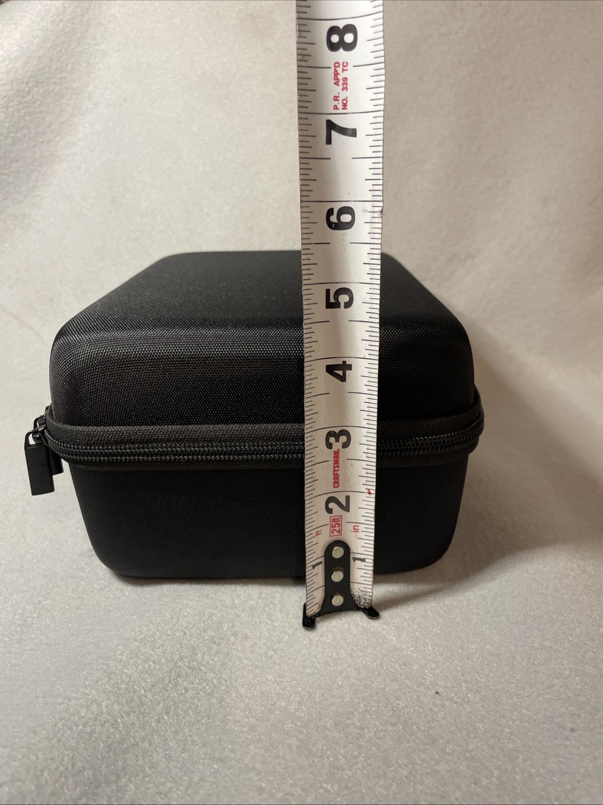 Gaming Device Multi Use Carrying Case Black Hard Shell Travel Zipper Case