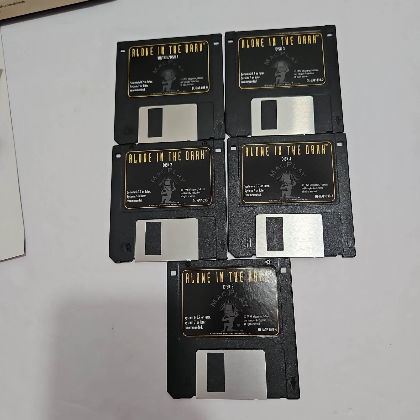 Alone In The Dark Macplay Vintage Mac Macintosh Big Box PC Game