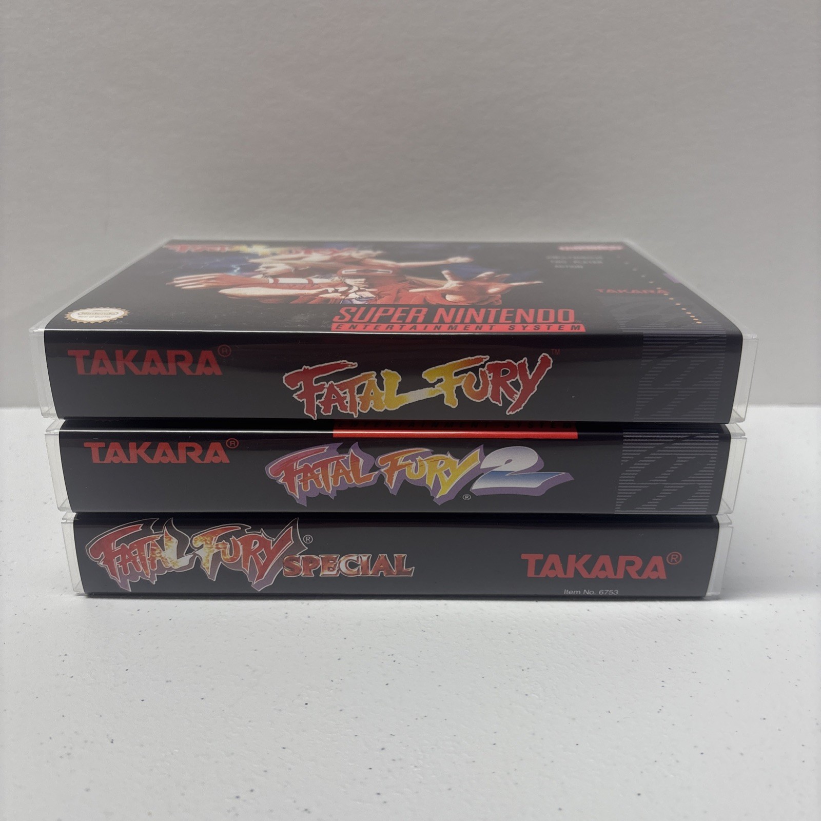 Fatal Fury Pack *CASES ONLY* SNES Universal Game Cases Retro Game Cart