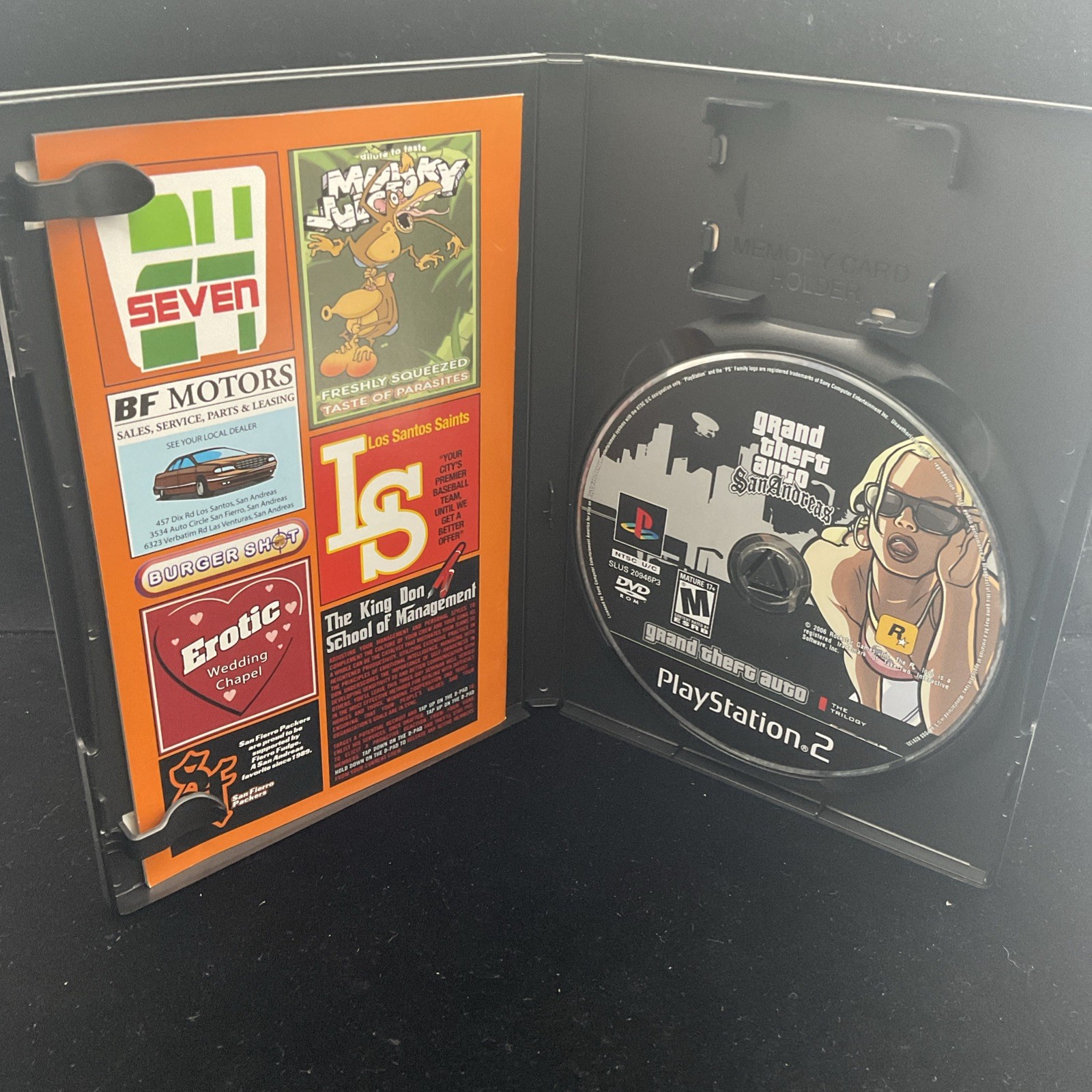 Grand Theft Auto Bundle (PS2) Tested & Working Clean 1 YR Warranty Refurbished