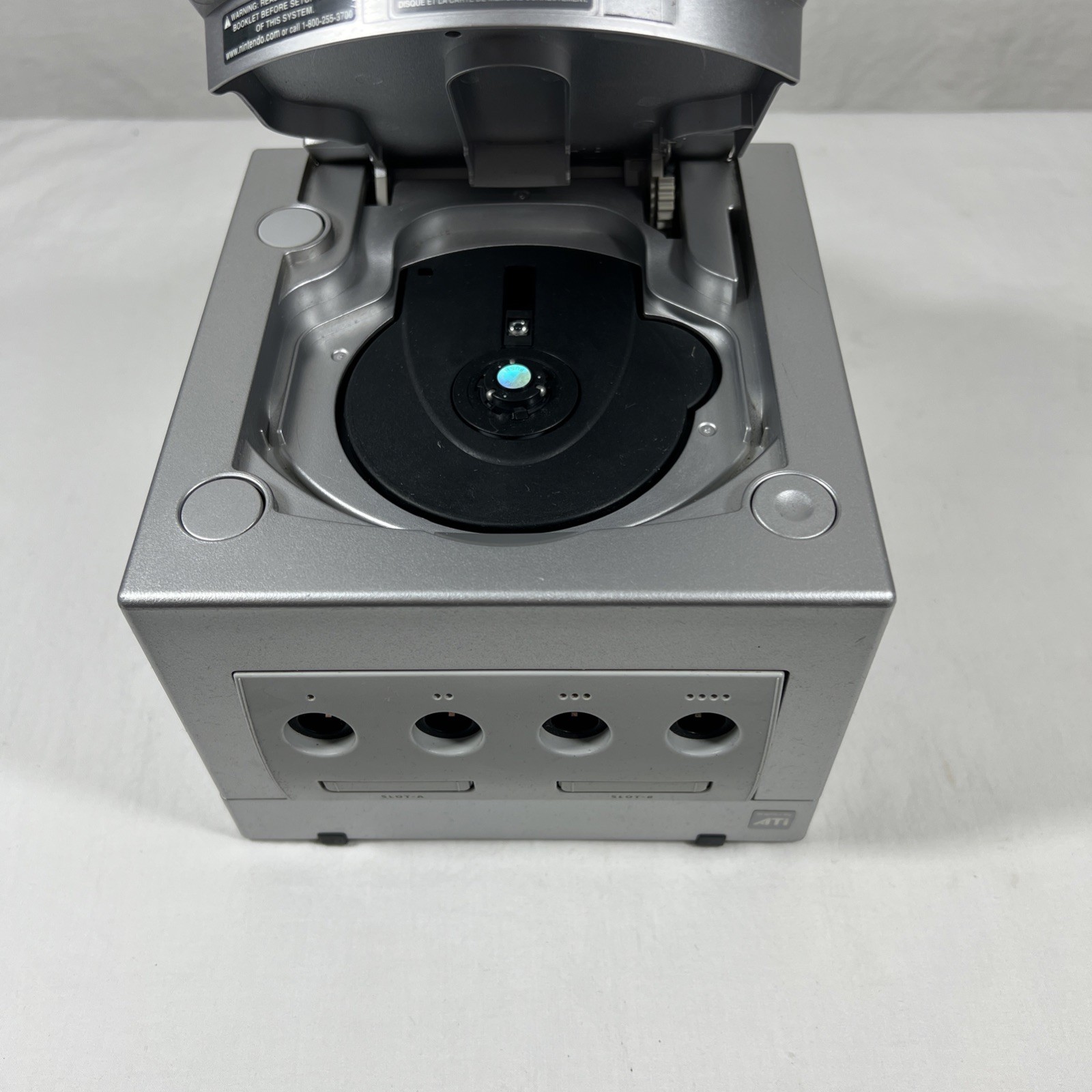 Nintendo GameCube Console Platinum Silver (DOL-101) W/ 1 Controller TESTED