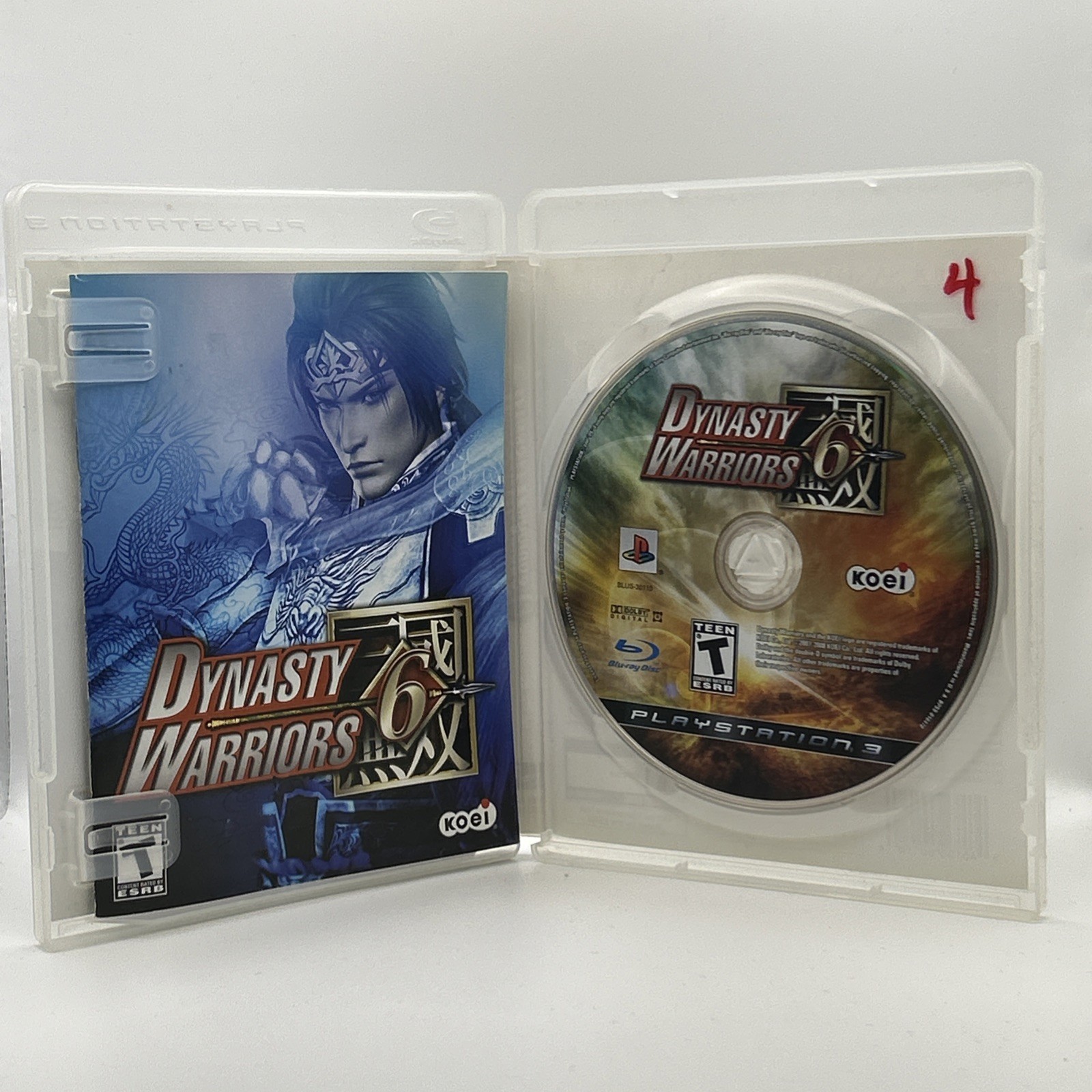 Dynasty Warriors 6 (Sony PlayStation 3, 2008) Complete Tested Working Free Ship