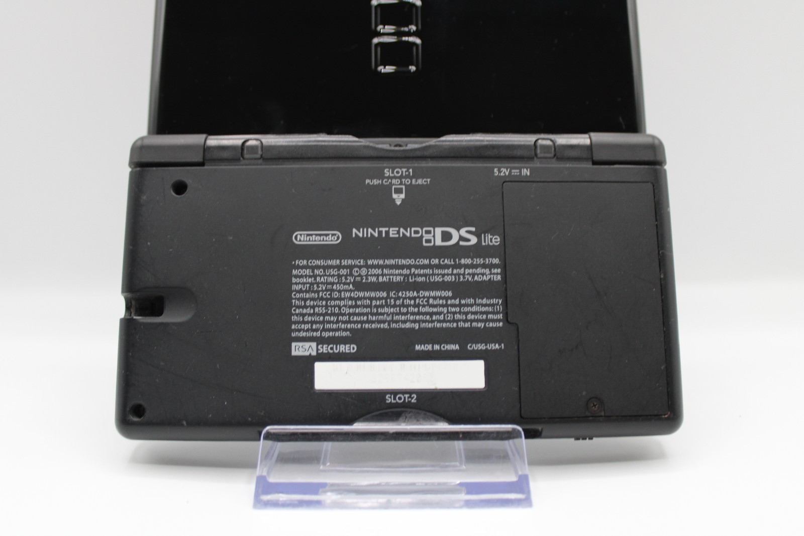 Nintendo DS Lite Glossy Black Refurbished Handheld System – *1 Year Warranty*