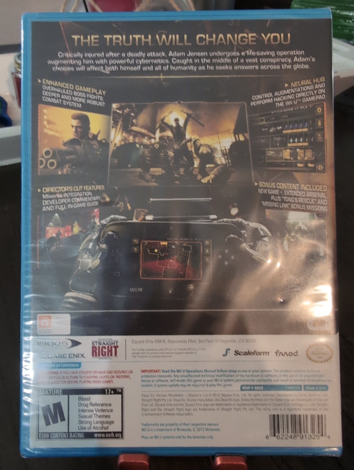 Deus Ex Human Revolution Directors Cut – Wii U – New Sealed – Ships in a Box