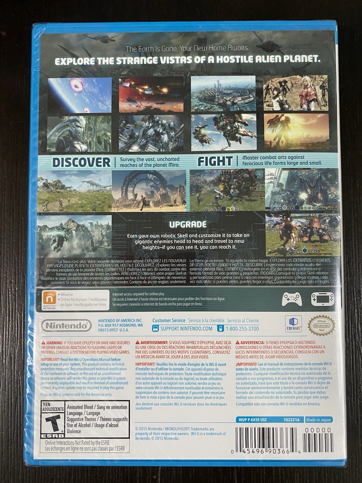 Xenoblade Chronicles X (Nintendo Wii U, 2015) Brand New Sealed