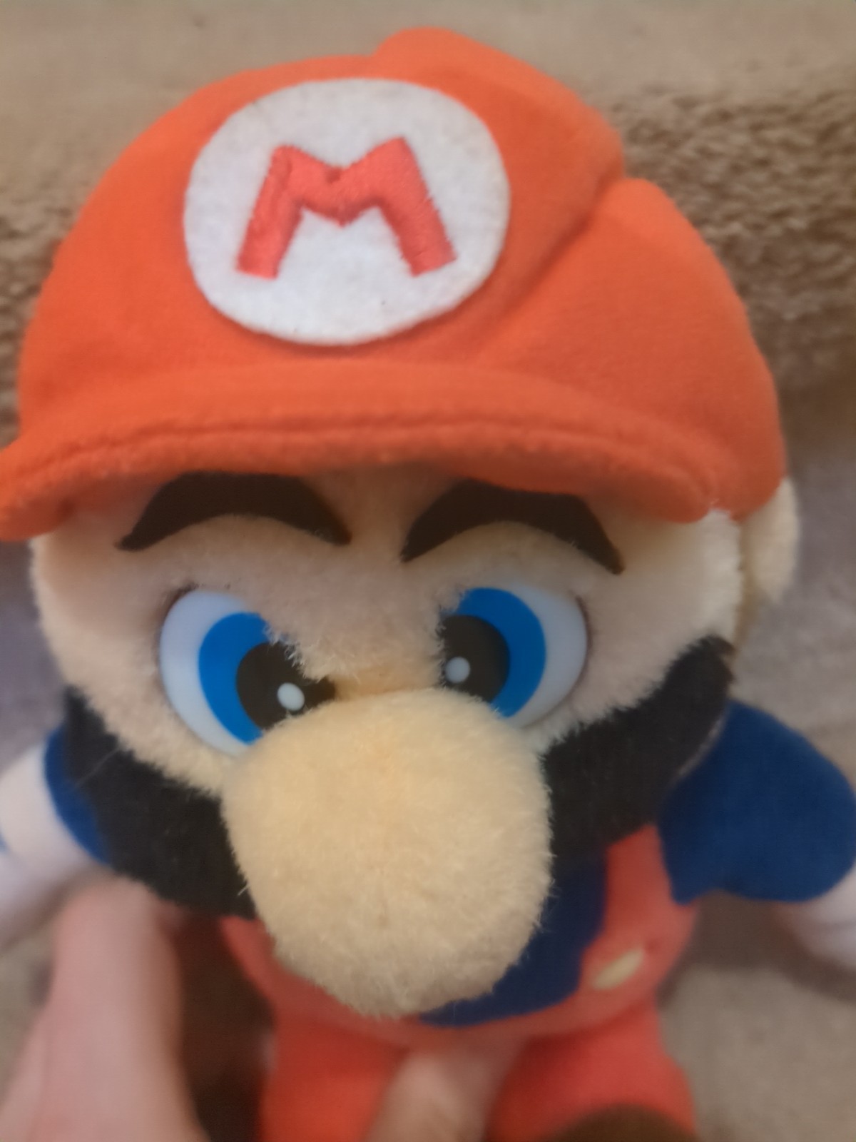 Super Mario Avanti 9″ Small Sitting Plush Nintendo Toy Doll Korea 1988 Japan