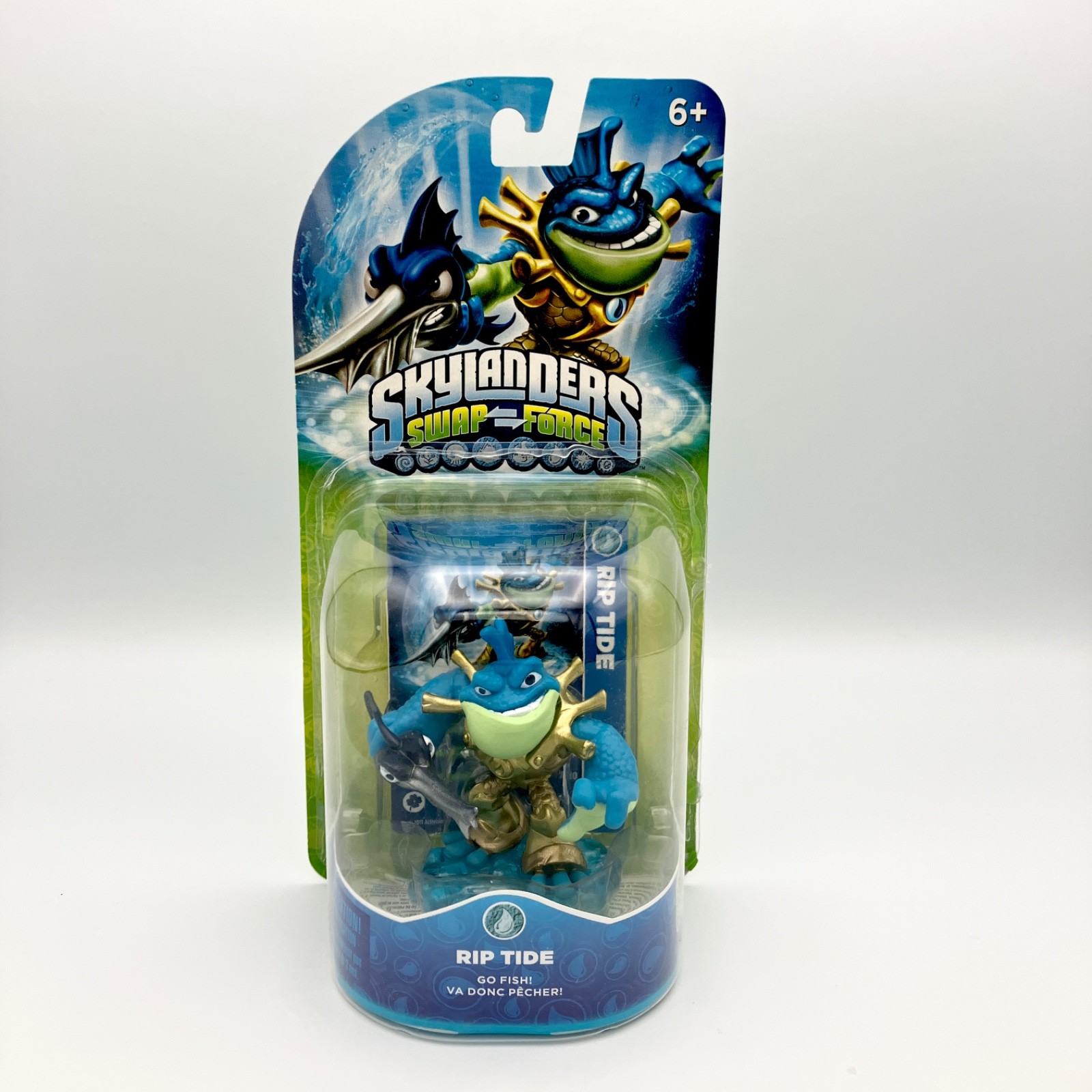 Skylanders Swap Force Rip Tide Figure Character NIB Activision ~ Reglued Backing