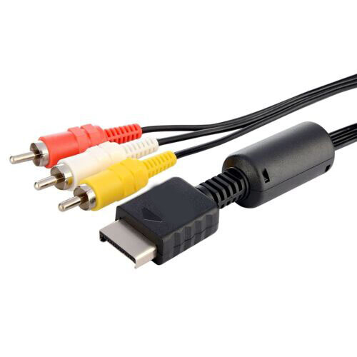 New 6 Feet RCA AV Audio Video Composite Cable Cord for Sony PS1 PS2 PS3 PS3 Slim