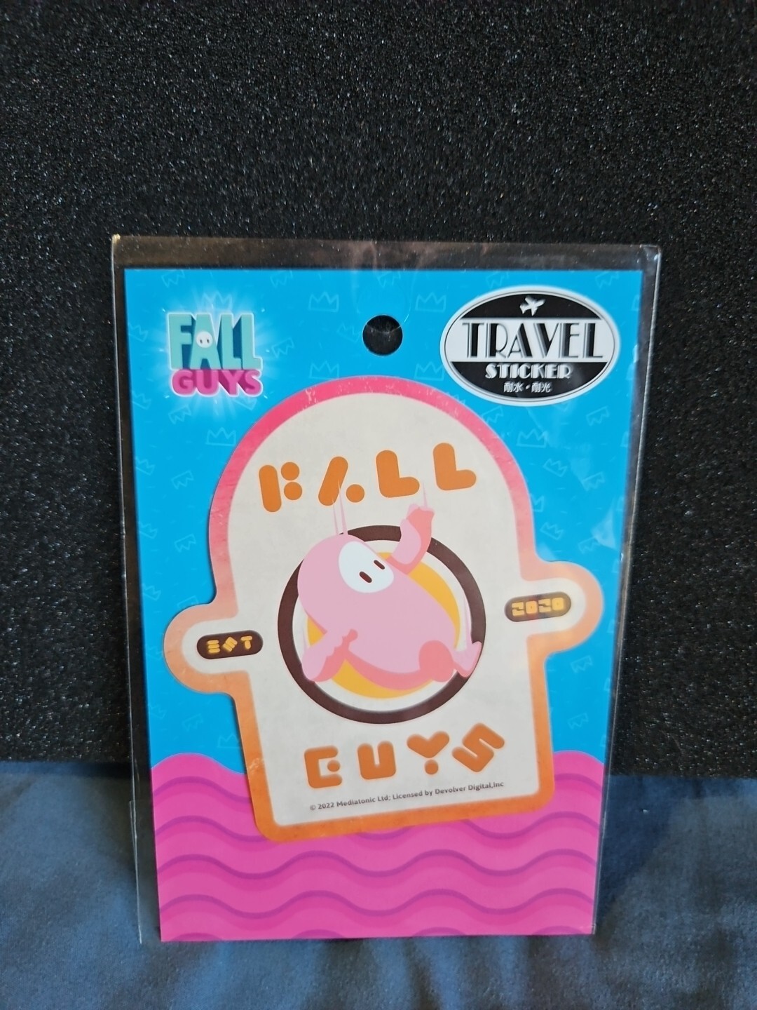 Fall Guys Travel Stickers Set Of 4 Japan New