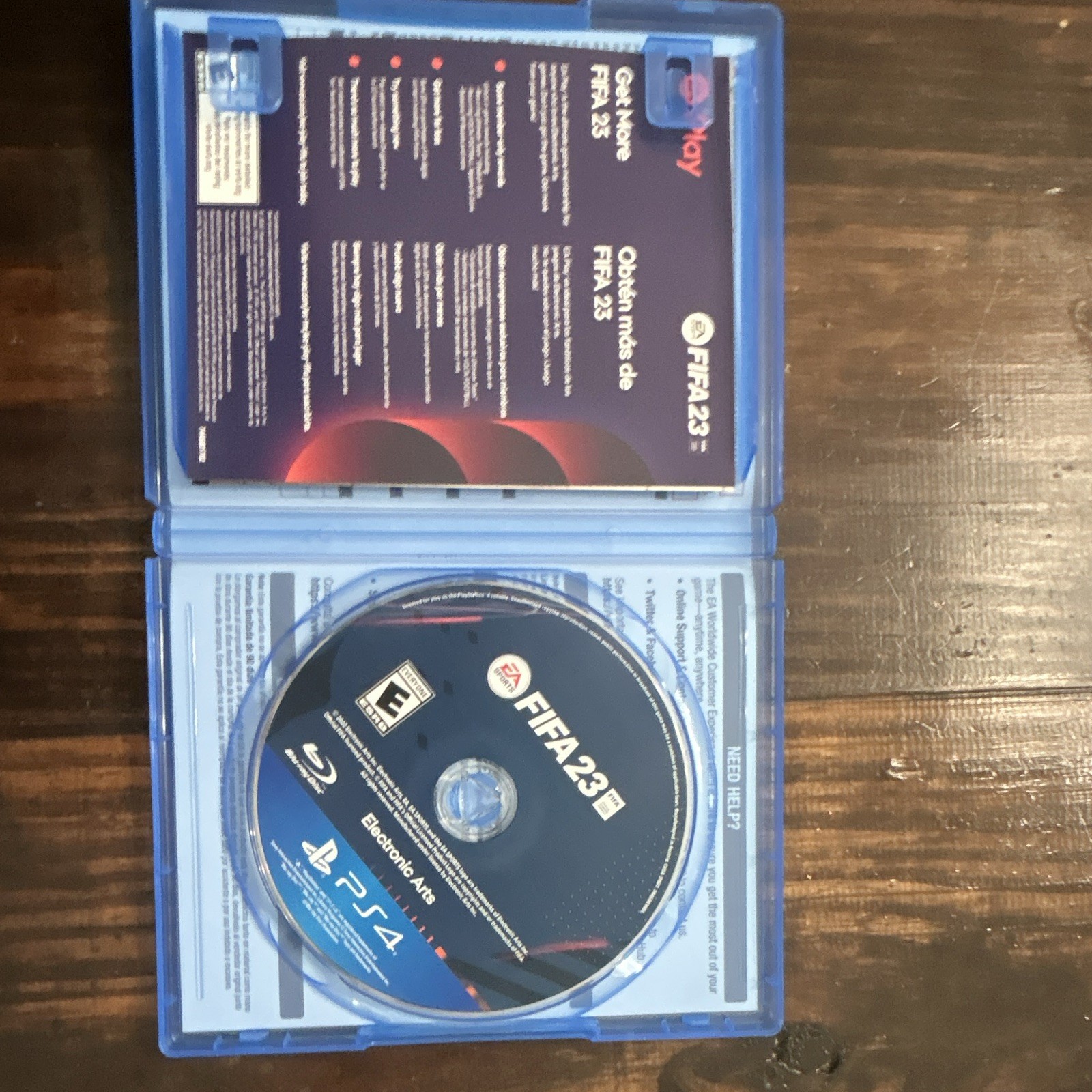 EA Sports FIFA 23 PS4 Disc w/ Case Multiplayer Online Play Soccer E 2023