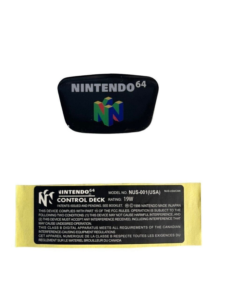 N64 Full Replacement Console Shell Housing Translucent Blue Nintendo 64