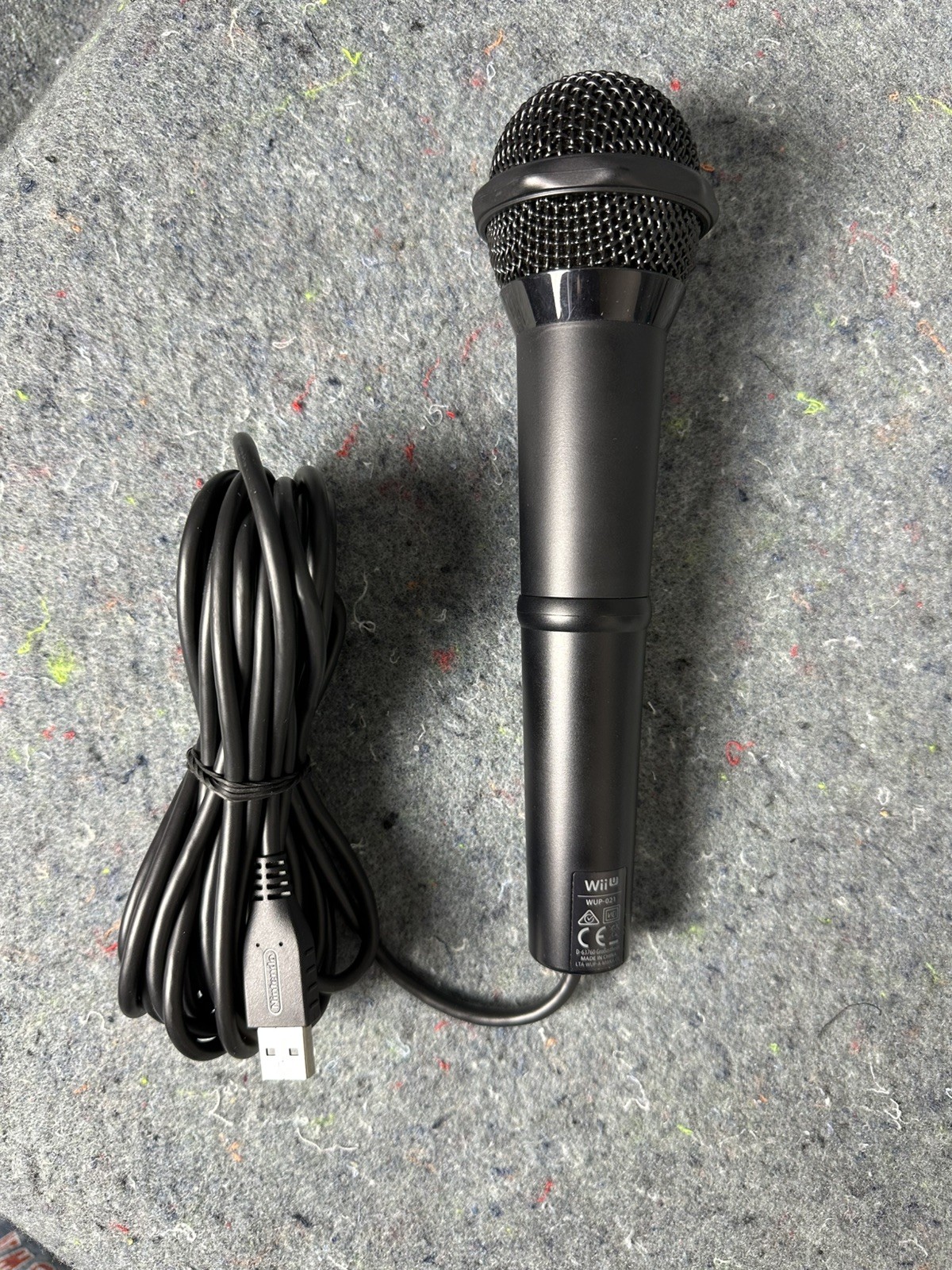 Nintendo Wii U Microphone WUP-021 Wired USB Open Box