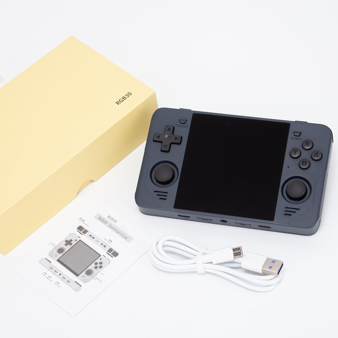 Powkiddy RGB30 4-inch HD Portable Handheld Game Console 16G system card