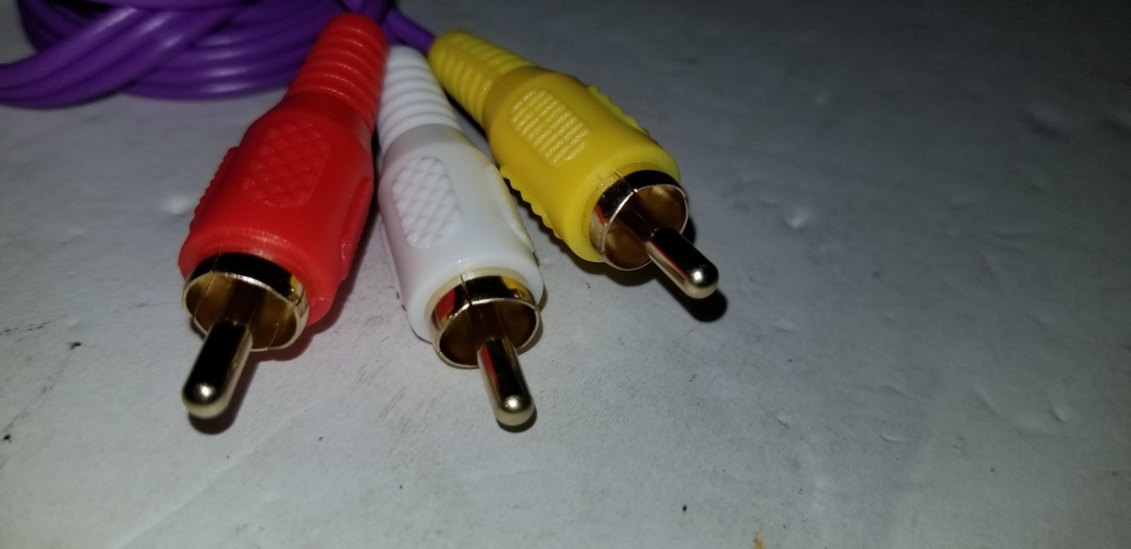 NEW 10 FT Pro Series Gold Plated Purple AV Audio Video Cable for Nintendo 64 N64
