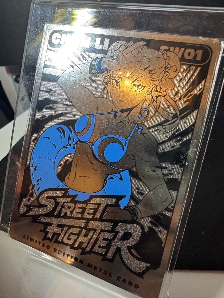 Street Fighter Chun Li Swimsuit Exclusive Metal Card SW01 UDON CAPCOM NEW!