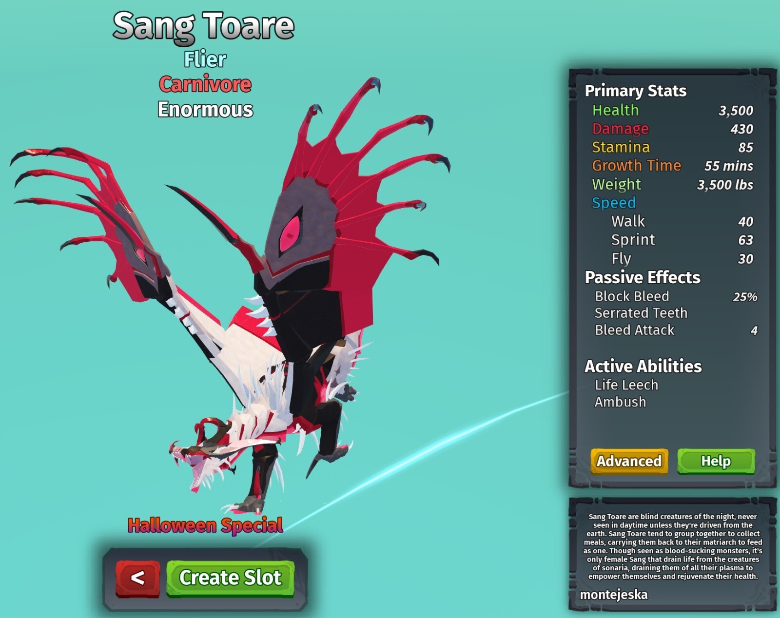 Sang Toare Species | Creatures of Sonaria | Roblox