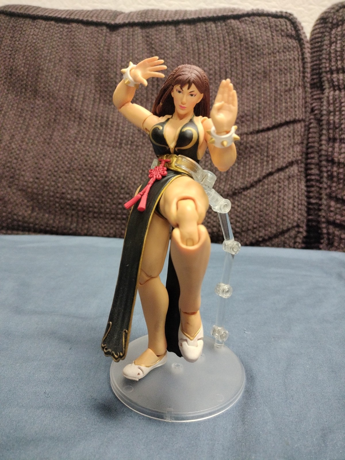 Black Cheongsam Chun-Li Action Figure (Street Fighter V, Storm Collectibles)