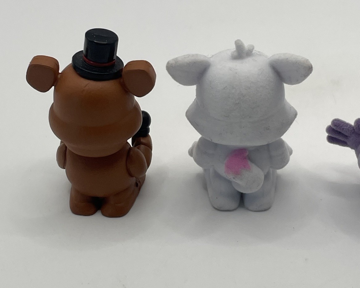 Five Nights At Freddys Faz’s Fizzy Station Mini Figure Lot (4) FNAF Mr Hippo ++