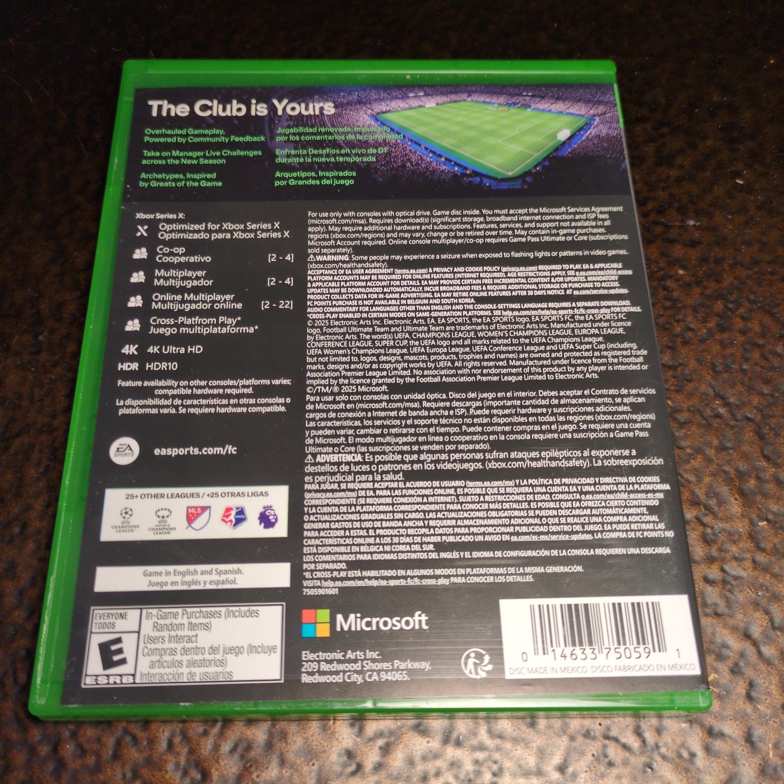 EA Sports FC 26 – Microsoft Xbox Series X|S