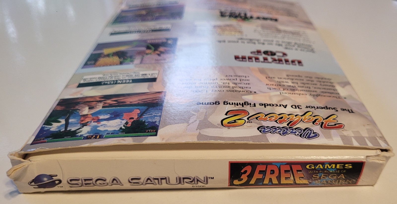 Sega Saturn 3 GamePack Not For Resale Virtua Fighter 2 Daytona Virtua Cop Tested