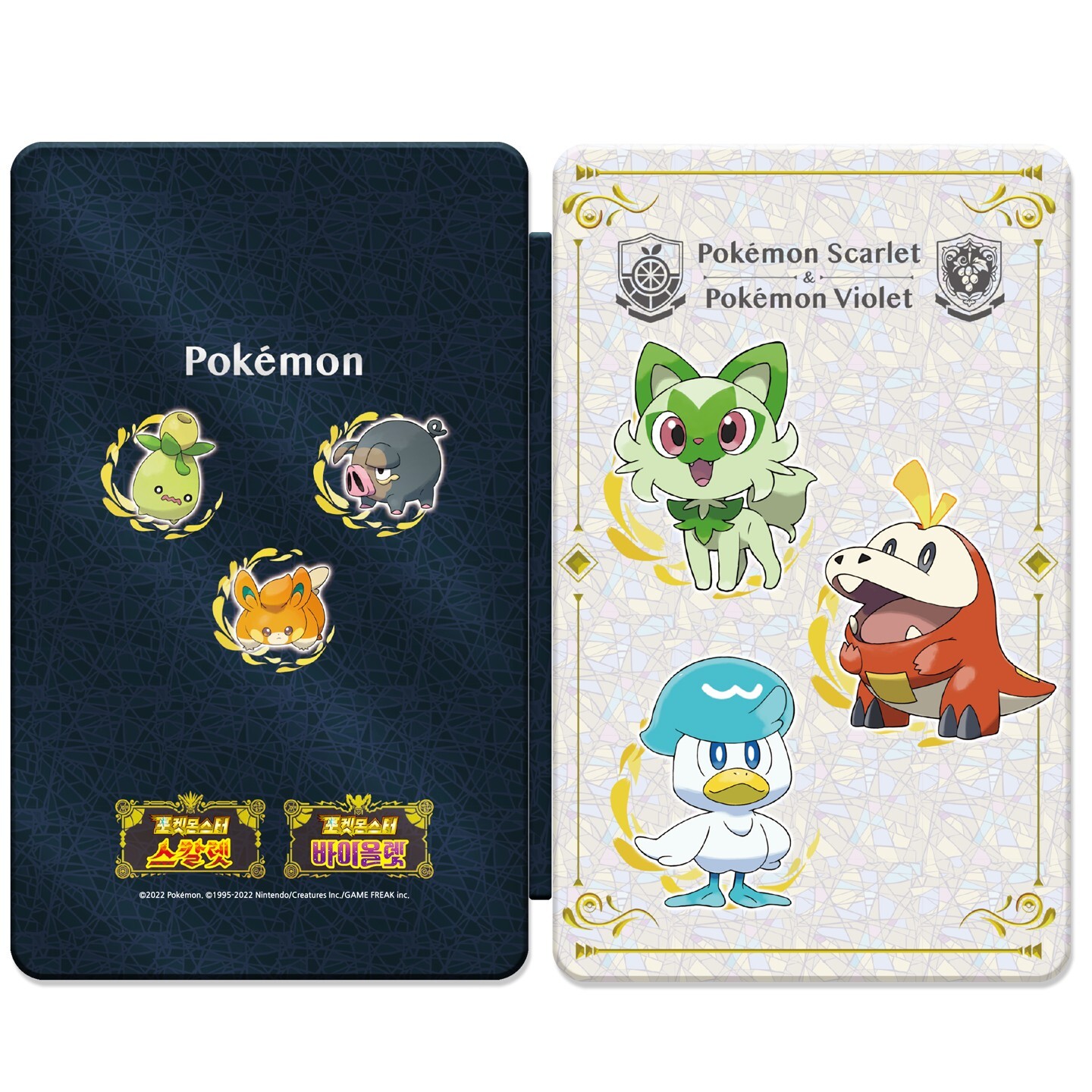 Pokemon Scarlet Violet Steelbook Type2 Starting Nintendo Switch Korea Exclusive