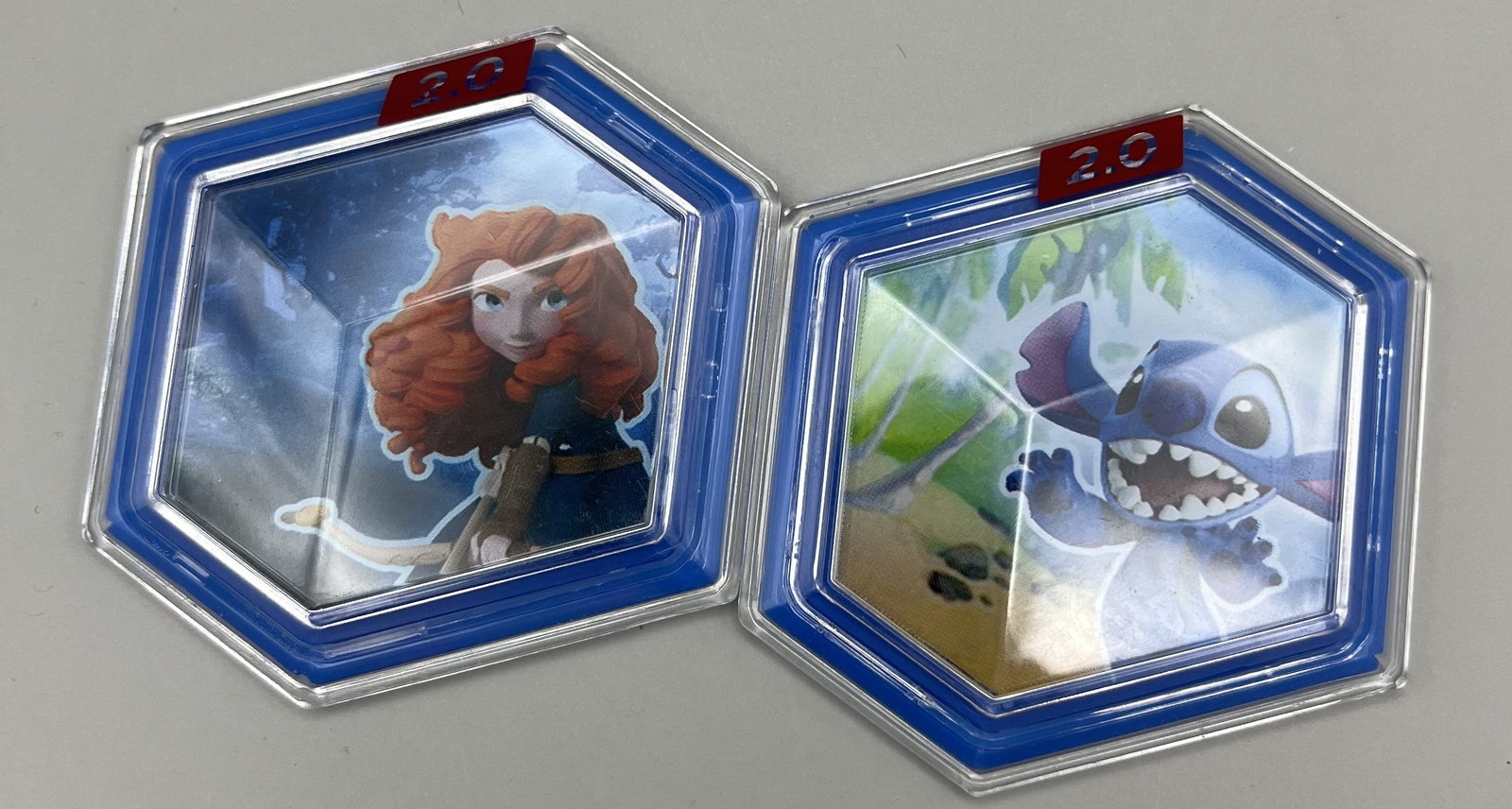 Disney Infinity Stitch/Merida Hexagonal Power Disc Bundle (Disney Infinity)