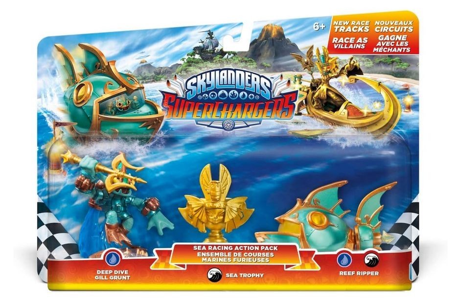 Skylanders SuperChargers Sea Racing Pack Deep Dive Gill Grunt 2015 NEW SEALED