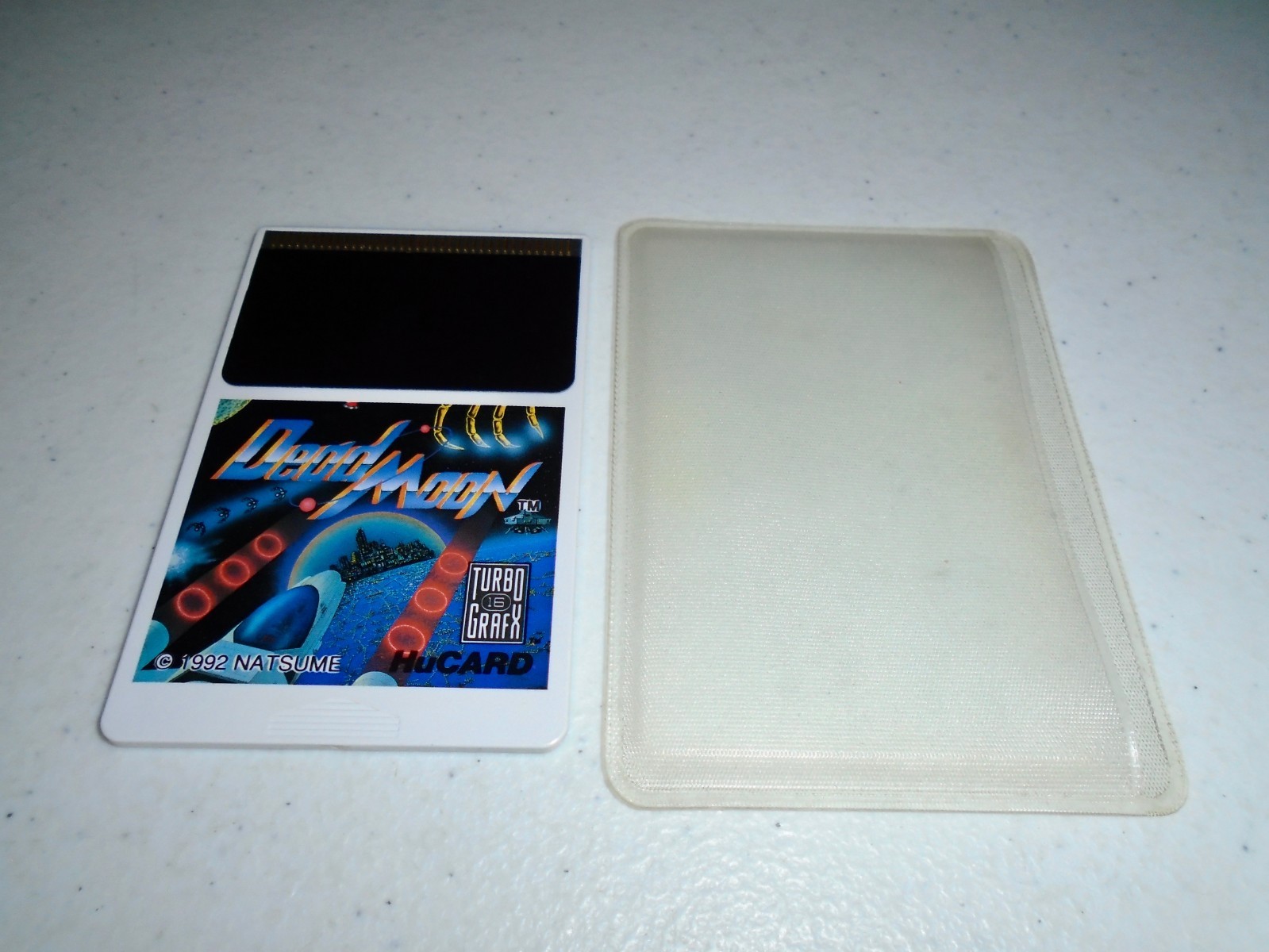 Dead Moon game by Natsume with sleeve USA ☆☆ Authentic (NEC TurboGrafx-16)