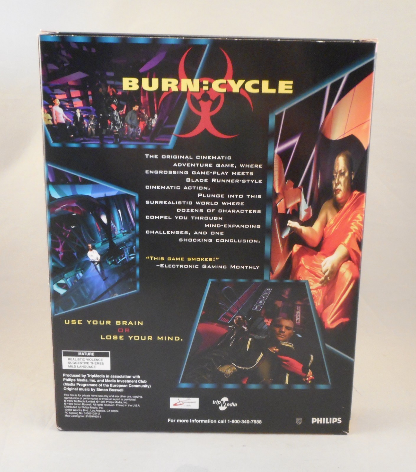Burn Cycle PC CD ROM Game