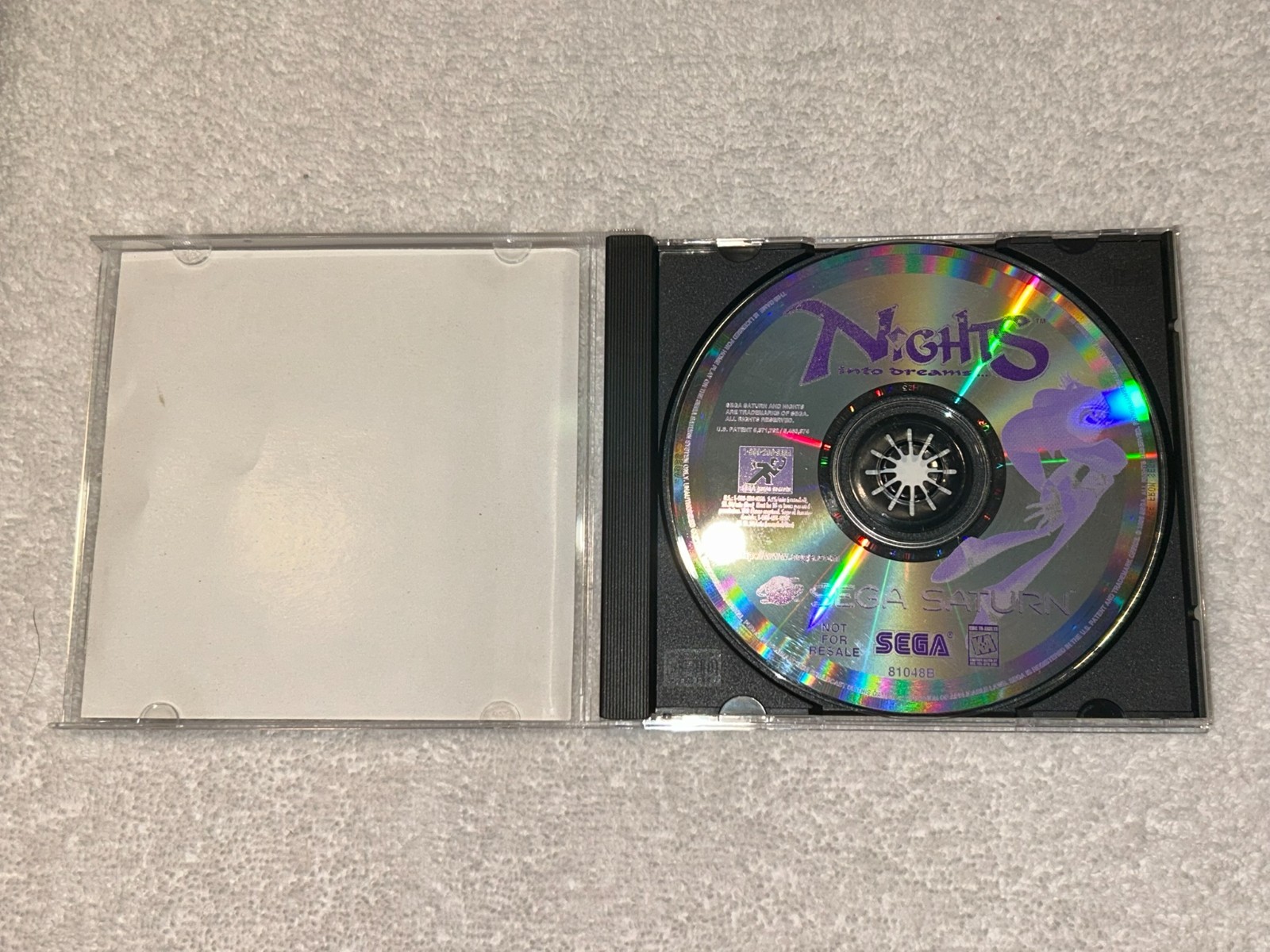 Nights Into Dreams… (Sega Saturn, 1996) Not For Resale CIB Complete N MINT!