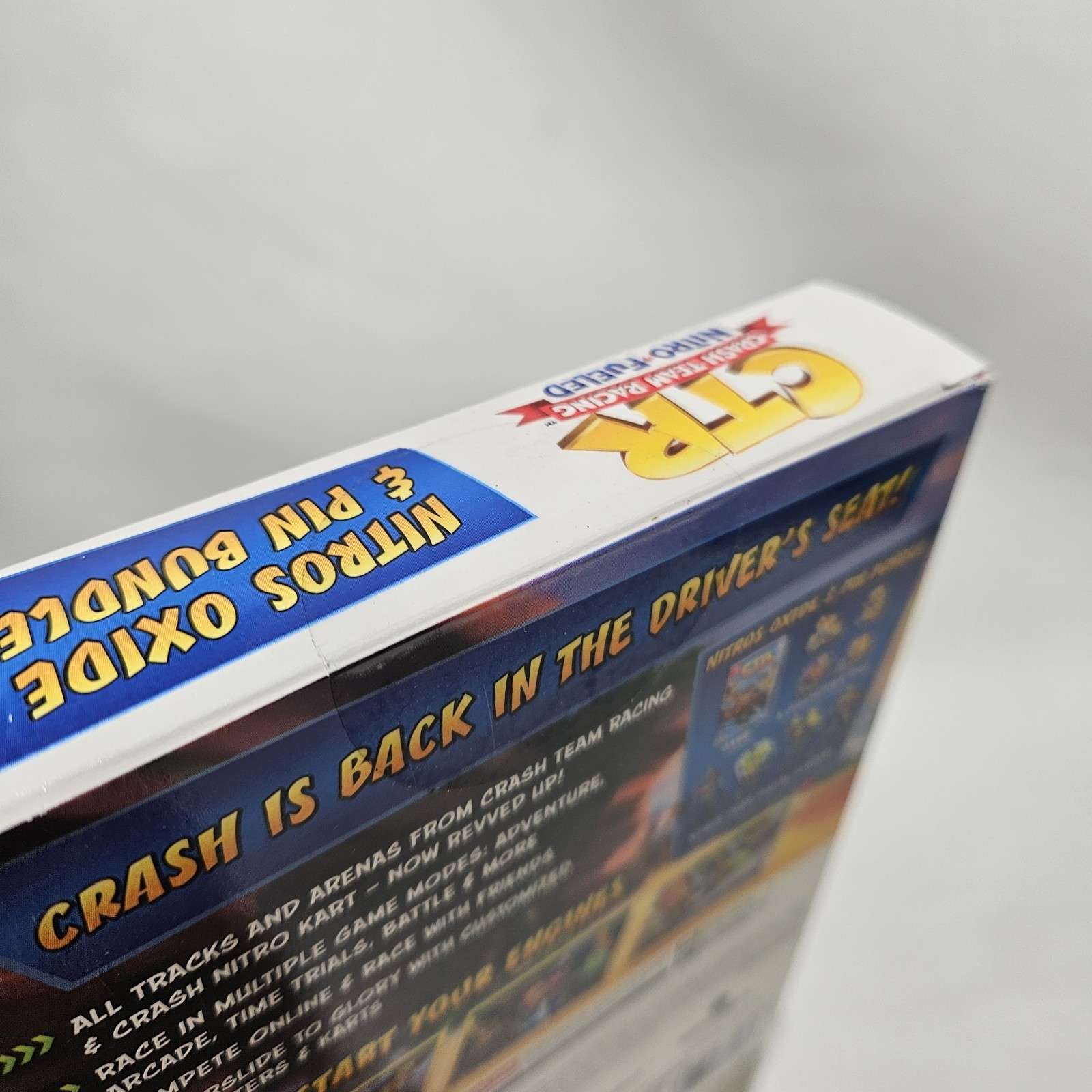 Crash Team Racing: Nitro Fueled (Nintendo Switch) Nitros Oxide & Pin Bundle NEW