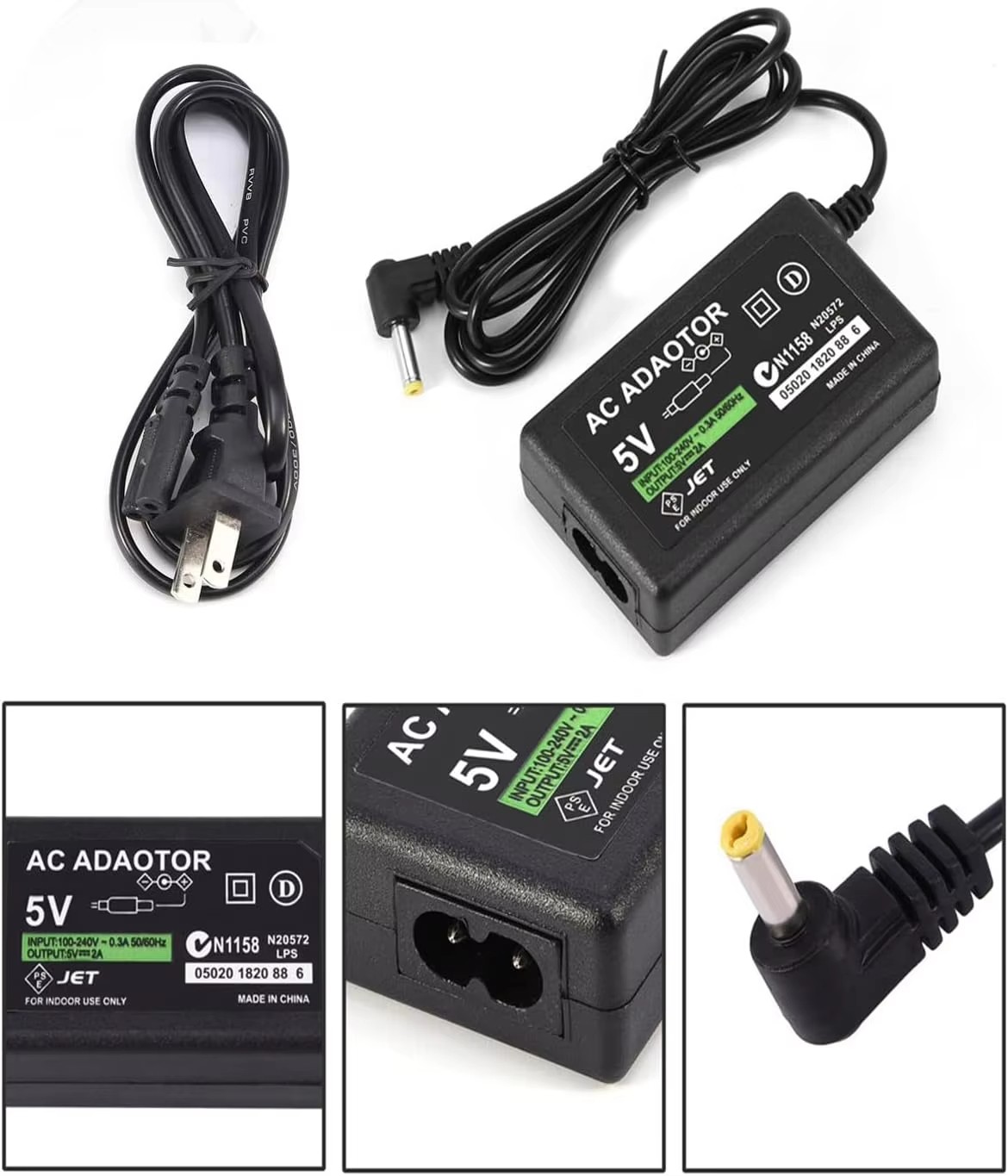 AC Adapter Home Wall Charger Power Supply For SONY PSP 1000 2000 3000 Slim Lite