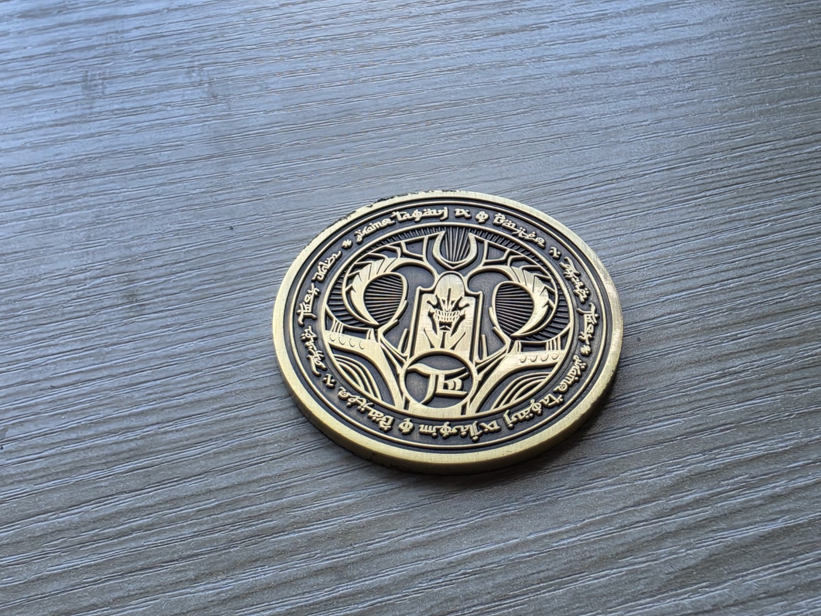 DOOM Eternal Maykr Challenge Coin Medal Rare Bethesda Gear Store #101 Of 500